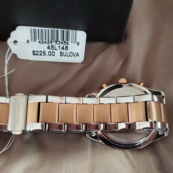 NWT Caravelle New York Women's Quartz Stainless Steel Watch - Picture 3 of 7